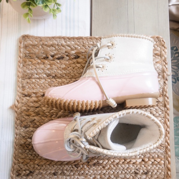 Jack Rogers Rubber-Bottomed Lace Up Boots - Picture 1 of 6